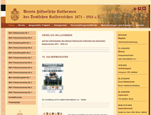 Tablet Screenshot of historische-uniformen.de